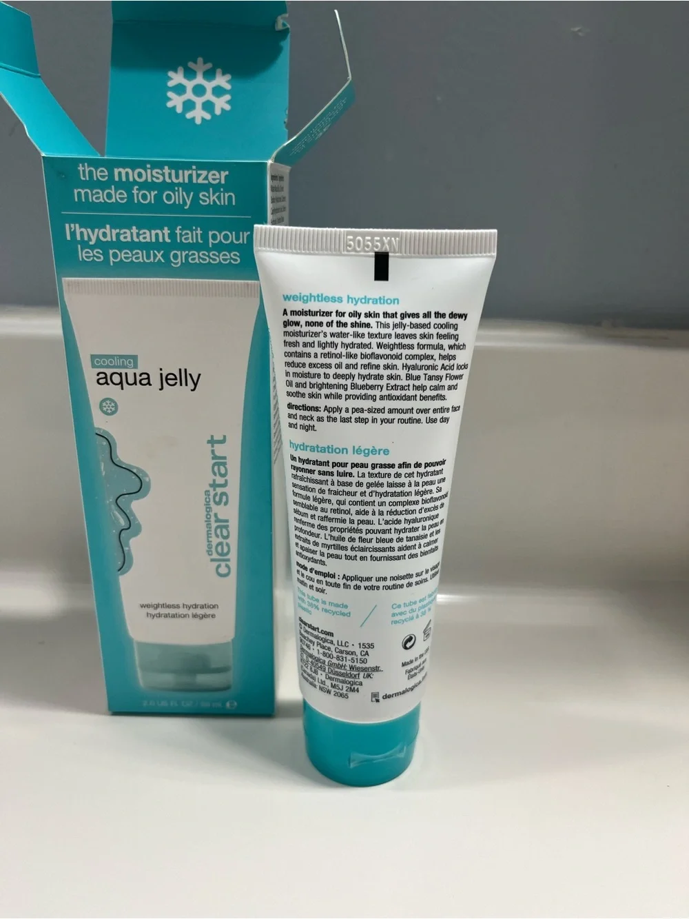 Aqua Jelly Cooling Face Moisturizer For Oily Skin New